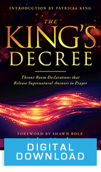 The King’s Decree & Releasing Heaven’s Decrees (Digital Download) by Jodie Hughes; Code: 9704D