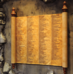 scroll on Prayer Room Wall