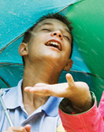 Boy in Rain