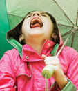 Girl in Rain